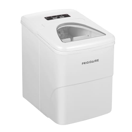 Frigidaire EFIC108 Counter top Portable 26 lb per Day Compact Ice Maker Machine (EFIC108 26 26 EFIC108 White NA 1 efic108)
