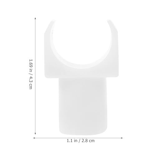Veemoon 10 Piezas de Soporte para Riel de Silla de Ruedas Bloque Guía de ABS Resistente al Desgaste Accesorio para Estabilidad y Seguridad en Transporte de Sillas de Ruedas - imagen 6