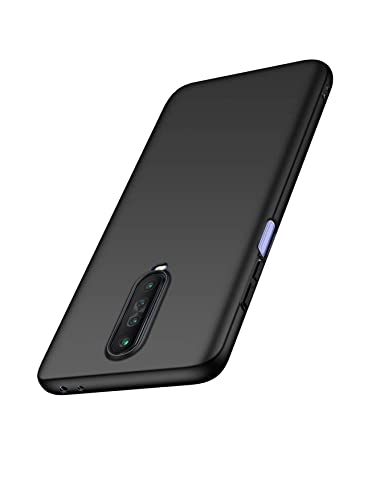 Image of Mobile Back Cover Case for Xiaomi Poco X2 (Silicone Case|CameraProtection|Black SC1510)