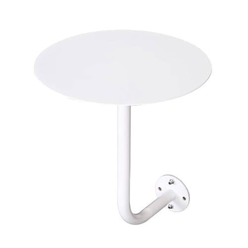 Table de conférence blanche ronde compacte pour optimiser les petits bureaux