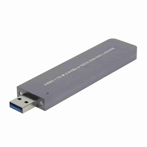 Caja externa para disco M.2 NVME USB 3.1 aluminio miniatura 4