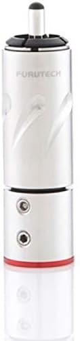 FURUTECH FT-111 (R) Hi-End Rhodium-plated-copper Single RCA locking plug