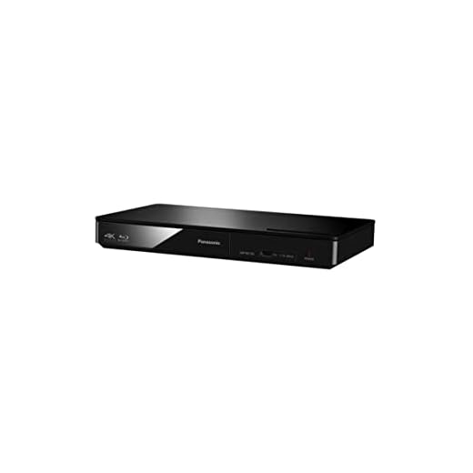 Panasonic Lecteur Blu Ray 3D upscaling 4K DMP-BDT180EF I Convertisseur Ultra Haute Définiton Lecture JPEG 4K Applications internet Vidéo à la demande Port USB noir - Version Française