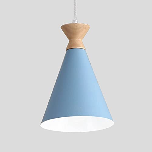 Pendentif en bois rustique pour table à manger avec cordon ajustable