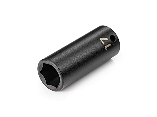 Image of TEKTON 3 /8 Inch Drive x 17 mm Deep 6-Point Impact Socket | SID13117
