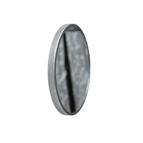 Image of Quality Glass Metal Frame Round Wall Mirror Royal Mirror Home Decorative Mirror Modern Mirror Living Room Mirror Wall Mirror Bathroom Mirror Size 18x18 inches Color Silver MF 36