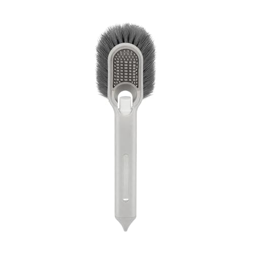 Cepillo dispensador de jabón, Cepillo para Platos con dispensador de jabón, Multiusos de cerdas duras, cepillos de Cocina para Limpieza de fregaderos, Utensilios de Cocina para Limpiar armarios