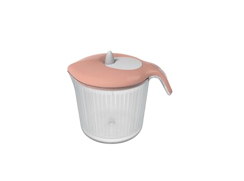 Biesse - Pin Up Centrifuga per Insalata e Verdure in plastica, ingombro Ridotto, 3l (Rosa)