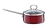 RIESS cazo de ROSSO, mantequilla de las sartenes, con tapa de cristal, diámetro de 16 cm, 1 L, colour rojo