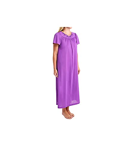 Image of Shadowline Women's Petals 53 Inch Short Flutter Sleeve Long Gown