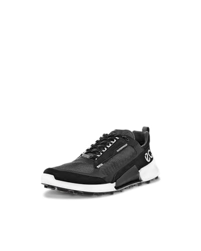 Image of ECCO Biom 2.1 X Mountain Black /Magnet Nubuck Leather Regular Width Men Casual Sneakers UK - 11.5