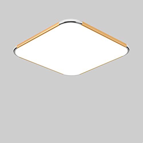 sxysxysxy Modern Panneau Plafonniers LED 24W Mince Lampe de Plafond Carré Acrylique Minimalisme Lampe de Salle de Bain 6000K Lampes de Cuisine Chambre Éclairage aérien Balcon Le Salon Entrée Ø30cm Cover