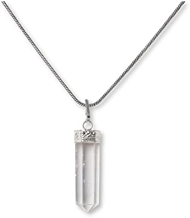 Charged Natural Himalyan Black Obsidian Faceted Point Pendant Necklace For Healing Chakra