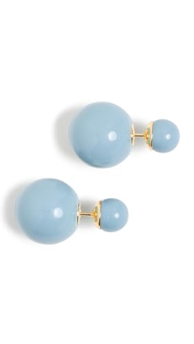 SHASHI Women's Double Ball Earrings French Blue
