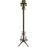 Feva Candelabro de pie  Hierro forjado dorado