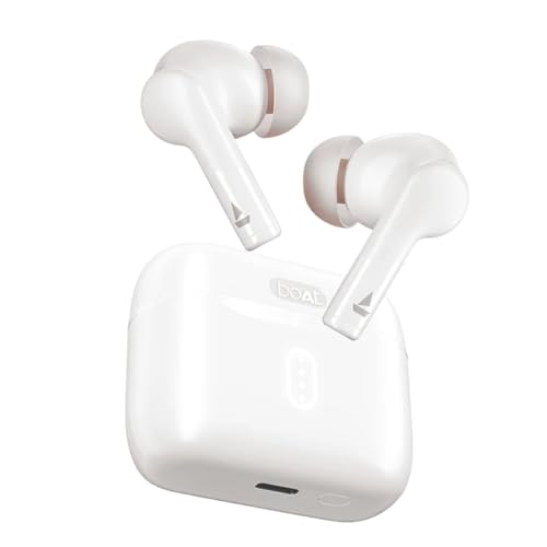 Image of boAt Airdopes 148 Gen 2, 48H Battery, 4Mics ENx Tech, Beast Mode, ASAP Charge, Bluetooth Earbuds, TWS Ear Buds Wireless Earphones with mic (Active White)