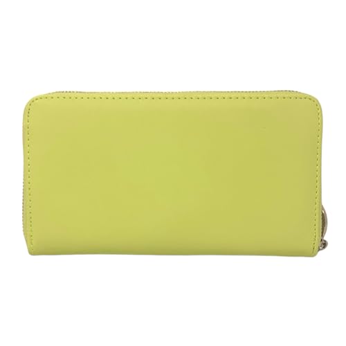 Image of Steve Madden Bzip-Web Zip Around Wallet Wristlet (Lemon)