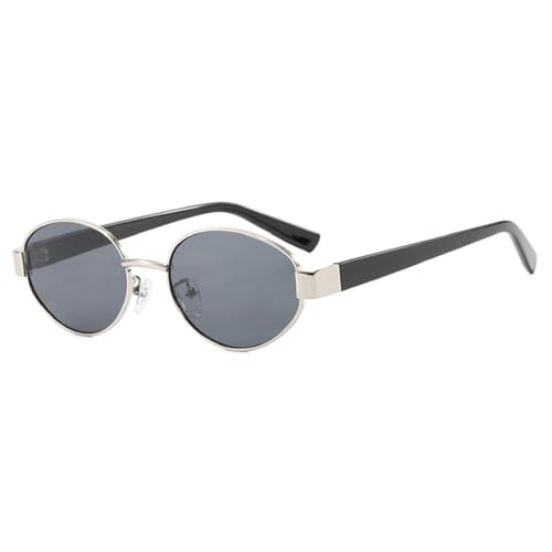 Small Oval Metal Sunglasses Women Fashion Round Frame Sun Glasses Men Retro Punk Shades Unisex Eyewear UV400 95853