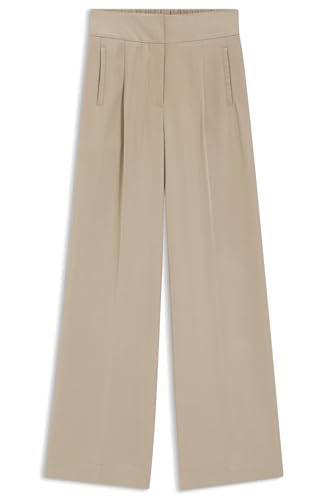 Pantalon Plat Boss C_tarima Coupe Moderne Fluide Femme