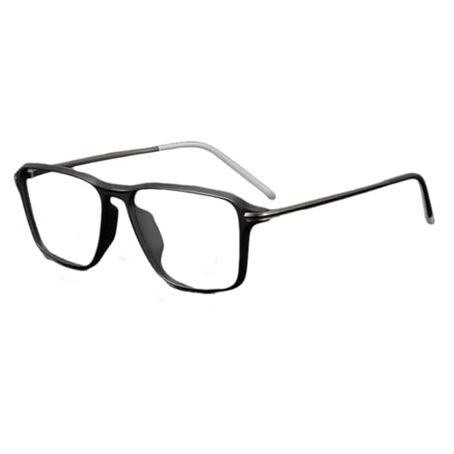Monture titane et acétate lunettes ultra légères et robustes noir mat