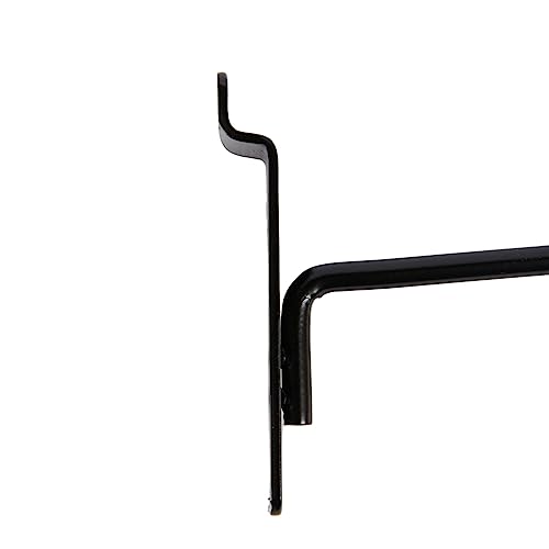 Sswbasics 8 Inch Black Peg Hook For Slatwall - Pack Of 50 #TOP3