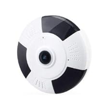 Maizic HD 1080 P Wi-Fi IP Camera 360 Degree FishEye Panoramic CCTV Wireless Smar Camera with TF Card Slot(64 GB Extendable),Night Vision,Motion Detection and Two Way Intercomm, Live Remote View
