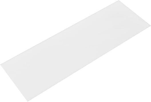 SEWACC Acrylic Lampshade Diffuser 15.74 X 7.87 X 0.03 in Light Diffuser Sheet for Pendant Light Ceiling Lamp Shade Cover Soft Uniform Lighting for Home and Studio