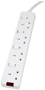 Masterplug Switched 4 Socket Extension Lead 2m : Amazon.co.uk ...
