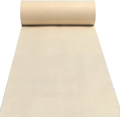 Tapis d'allée de mariage champagne 1x30m pour cérémonie élégante