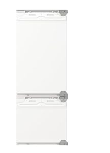 Gorenje RKI514D22 Einbau-Kühl-Gefrierkombinat... Nische/Festtürscharnier/EEK... Liter/Digitale Temperaturanzeige/LED Beleuchtung/Türscharnier wechselbar/HxBxT: 144 x 54 x 54 cm/Weiß