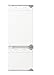 Gorenje RKI514D22 Einbau-Kühl-Gefrierkombinat... Nische/Festtürscharnier/EEK... Liter/Digitale Temperaturanzeige/LED Beleuchtung/Türscharnier wechselbar/HxBxT: 144 x 54 x 54 cm/Weiß
