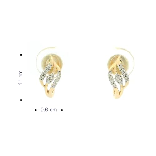 Image of WHP Jewellers 14KT Diamond Earrings for Women - Womens Diamond Earrings - Fashionable Jewellery for Great Gifting