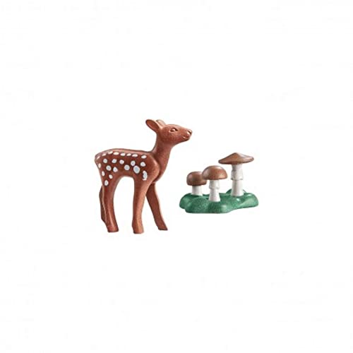 Playmobil 71063 Faon - Wiltopia - Carte d'animaux à Collectionner - Gamme Wiltopia avec Plus de 80% de matériaux recyclés ou biosourcés en Moyenne - Dès 4 Ans