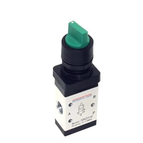 Válvula de control M3PF con botón verde y retorno monestable 3/2 6