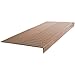Roppe - 48984P624 - ROPPE Vantage Circular Profile Chameleon 12.06 in. x 48 in. Rubber Square Nose Stair Tread, Brown