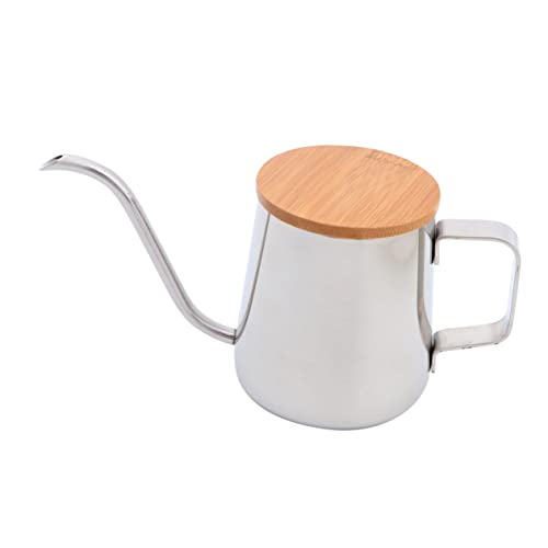 HOLIDYOYO Stainless Steel Kettle Coffee Carafe Insulated Stovetop Gooseneck Kettle Drip Kettle Long Neck Kettle Goose Neck Teapot Stainless Tea Kettle Thermal Coffee Pot Coffee Kettle