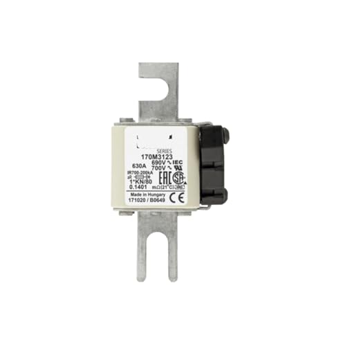 Fusible 170M3121 pour onduleur de puissance et sectionneur triphasé