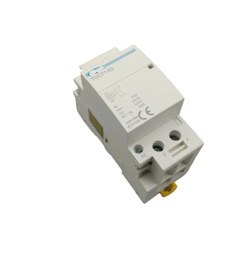Contacteur modulaire silencieux 63A 220V sur rail Din domestique 2NC
