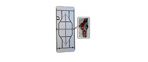 BDW Gartentisch Klapptisch Klappbar 180x75 cm Tragegriff Kunststoff 8 Personen Buffettisch Campingtisch Garten Camping – Bild 7