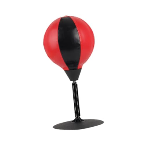 Oshhni Bolsa de Boxeo de Escritorio Boxing Ball Ball with Suction Base Speed ​​Ball Juguete para Equipos de Entrenamiento Favores de Fiesta MMA Gimnasio en
