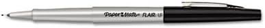Flair Porous Point Stick Free-Flowing Liquid Pen, Black Ink, Ultra Fine, Dozen, Sold as 1 Dozen