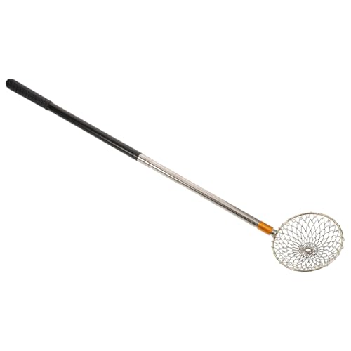 ibasenice Recogedor Extensible para Huevos de Gallina 15 M Red Amortiguadora Mango Antideslizante y 5 Secciones Telescópicas Cesta Portátil para Granjas Avícolas y Gallineros