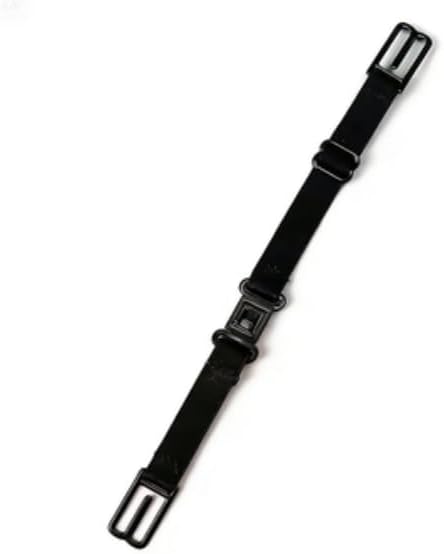 Shoulder Strap Clips Holders, Adjustable Elastic Non-Slip Buckle Extender for Women Black