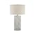 Signature Design by Ashley Bradard 30' Contemporary Ceramic Detailed Table Lamp, Ivory Whitewash