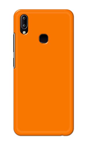 Image of Plain Orange Hard Back Case Cover for Vivo Y91 / Vivo Y95 Back Cover -(J5) VNS2229