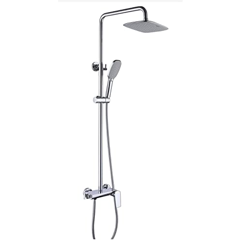 Pommeau de douche haute pression et douchette à main avec bras de 11"