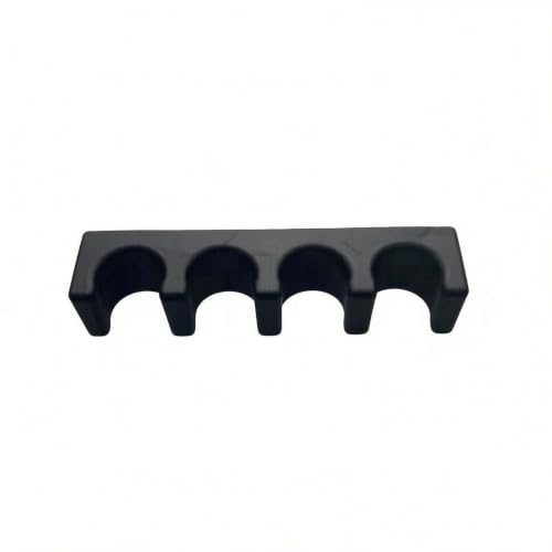 FytStycale Billiard Queuehalterung Queuehalter, 4 Löcher, Flache Stangenhalterung, Selbstklebend