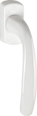 Hoppe - Poignee de fenetre seule new york-coloris argent - Finition.Blanc RAL 9010 Cover