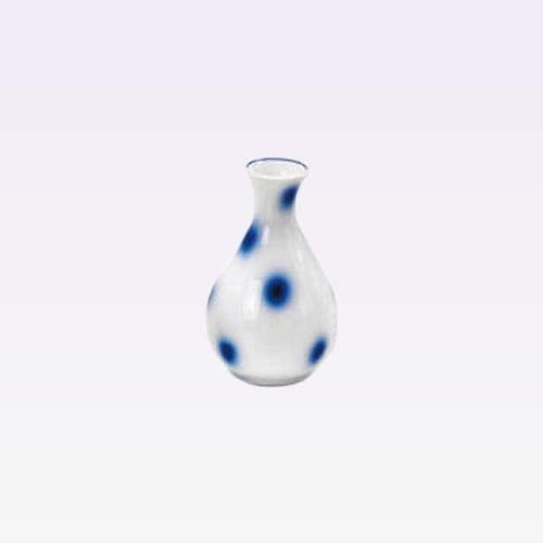 Tokyo Matcha Selection - Tokkuri Sake Server Bottle - Polka DOT - 2 Size - Mino Ware [Standard Ship by SAL: NO Tracking Number & Insurance] (S: 150 ml/cc)