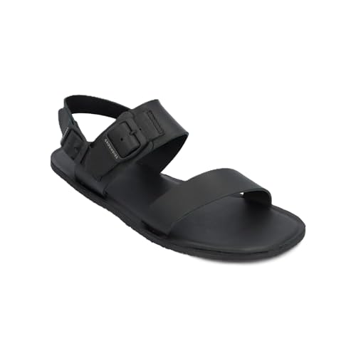 GROUNDIES Kos Men’s Barefoot Sandals – Wide Toe Box, Zero-Drop Leather Design, Flexible Outsole
